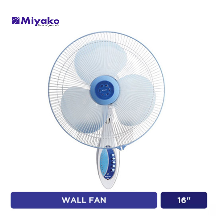 Miyako Wall Fan 16 Inch - KAW1689RCPL